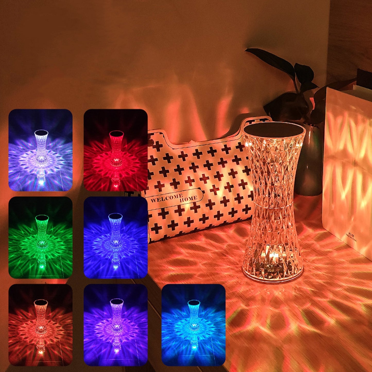 LED Ramadan Decorative Table Lamp (16 Colors) with Remote – Unique Occasion